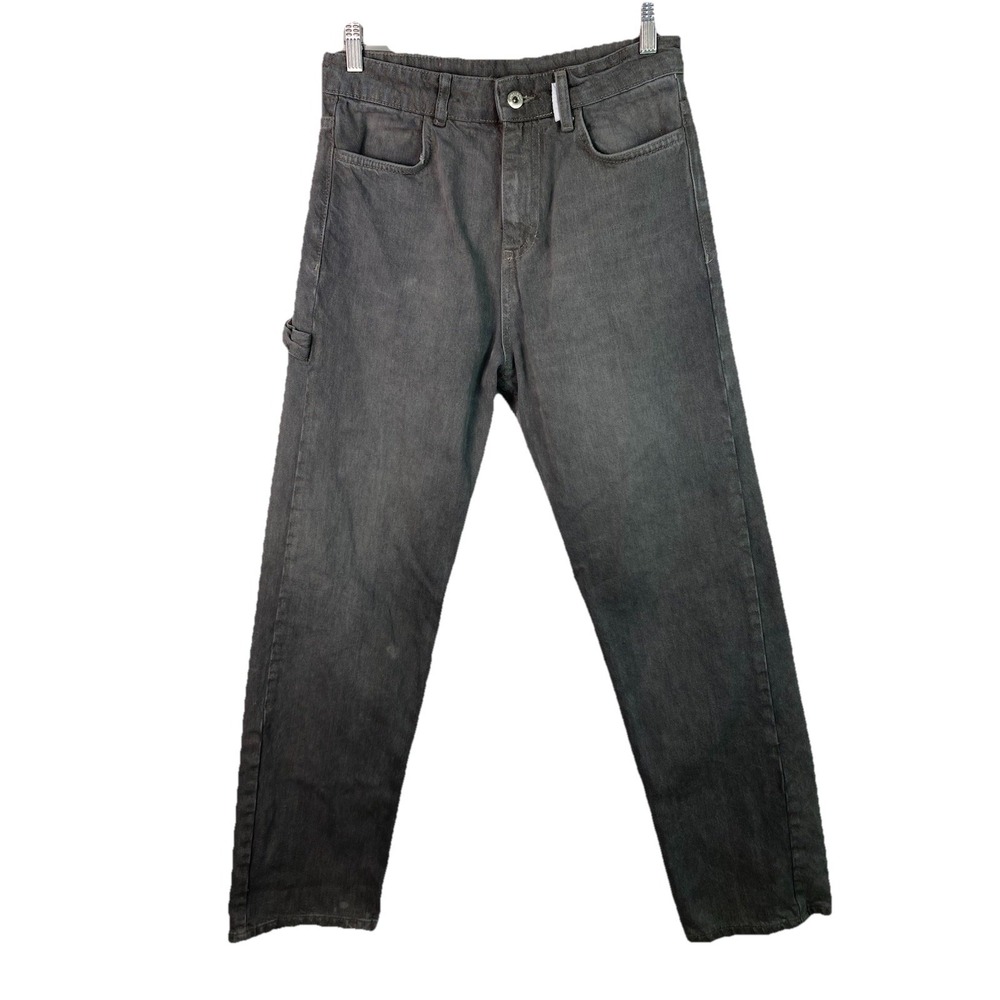Collusion x005 Size 28X29 Gray Straight Leg High Rise Denim Jeans